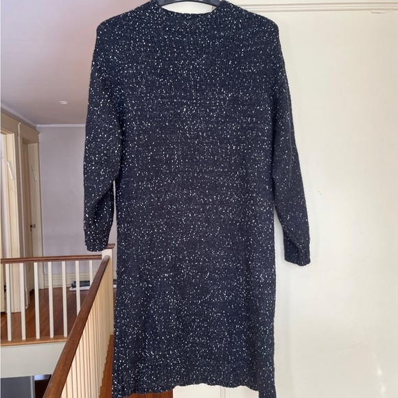 Zara Other - Zara Knit Black White Speckled Sweater Dress Oversize XS S M